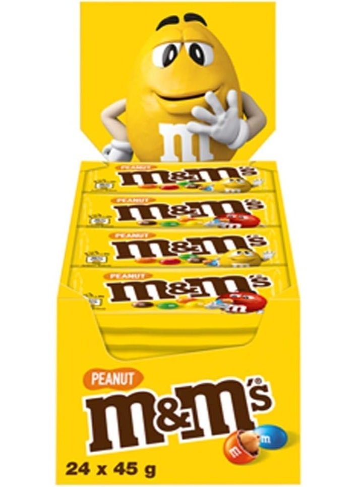 M&M'S Peanut Chocolate 45g x 24 (Pack of 24) - Image 2