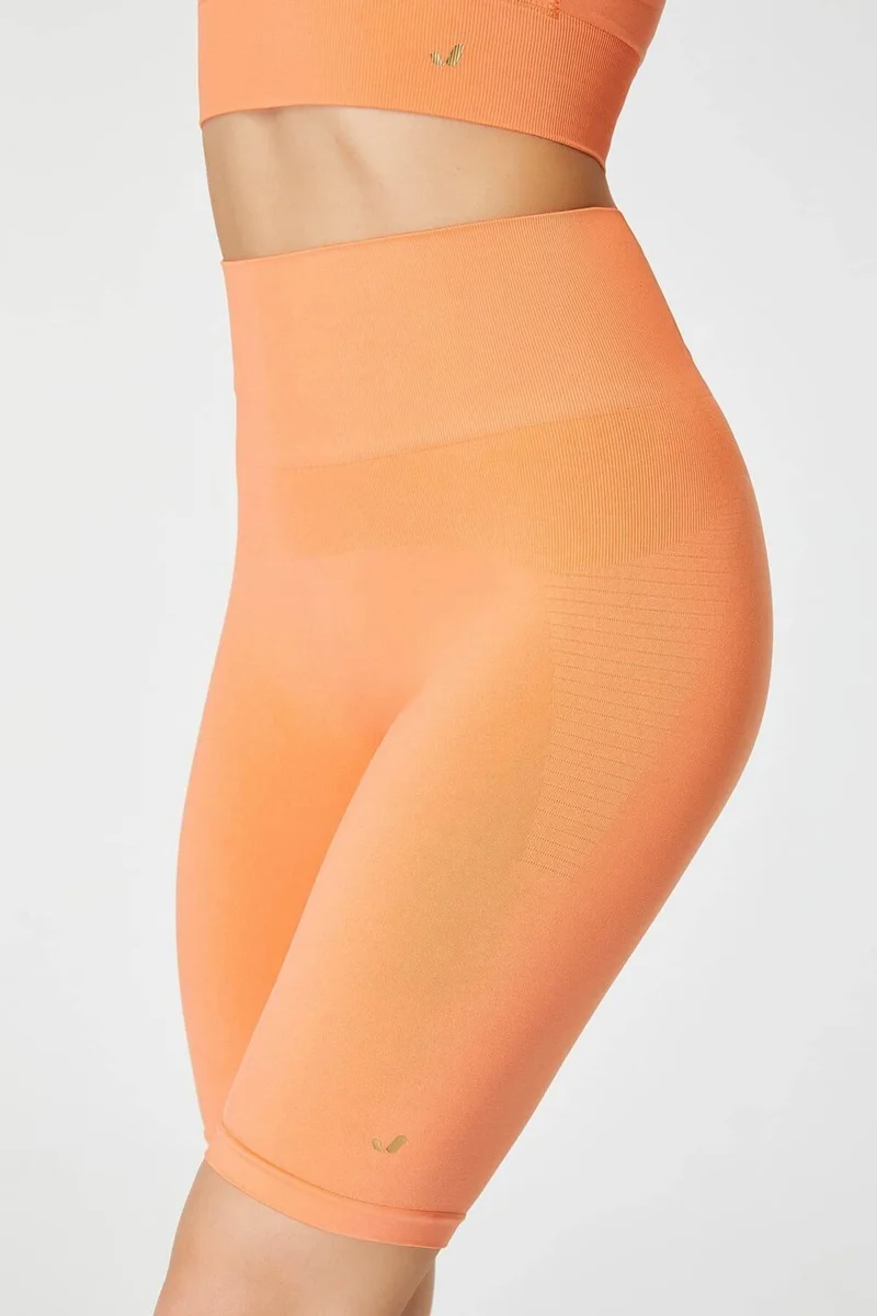 Jerf Vella High Waist Comfort Biker Tights Orange