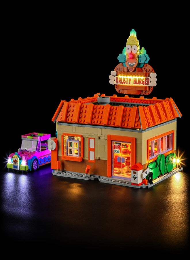 BRIKSMAX 2.0 Light Kit for Lego The Simpsons Krusty Burger - Innovative Led Lighting Compatible with Lego Icons 10352 - Image 1