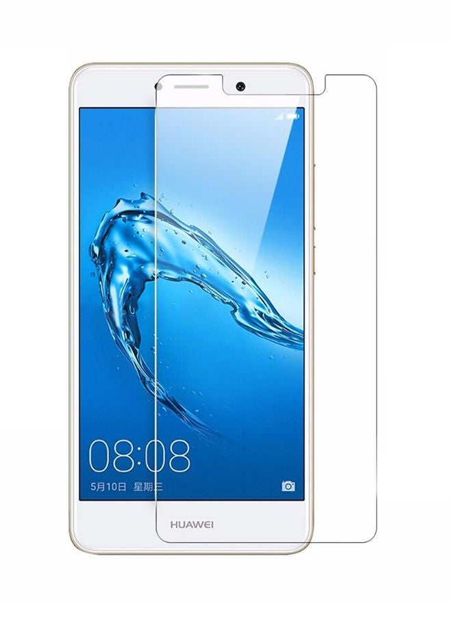 NIBEMINENT Tempered Glass For Huawei Y7 Prime 2017 Transparent