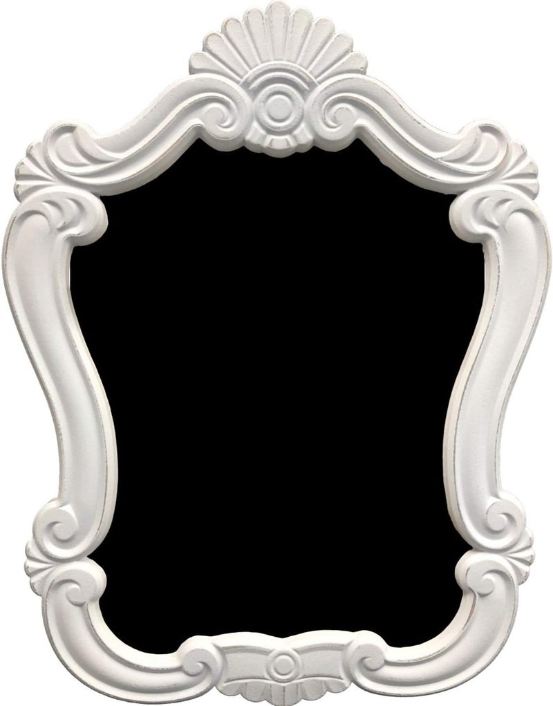 Creative Picture Frames 16" x 20.5" Venice Shabby Chic Vintage White Distressed Wall Mounted Chalkboard Sign - Image 1