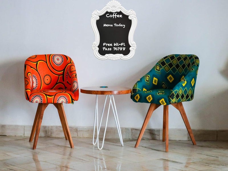 Creative Picture Frames 16" x 20.5" Venice Shabby Chic Vintage White Distressed Wall Mounted Chalkboard Sign - Image 3