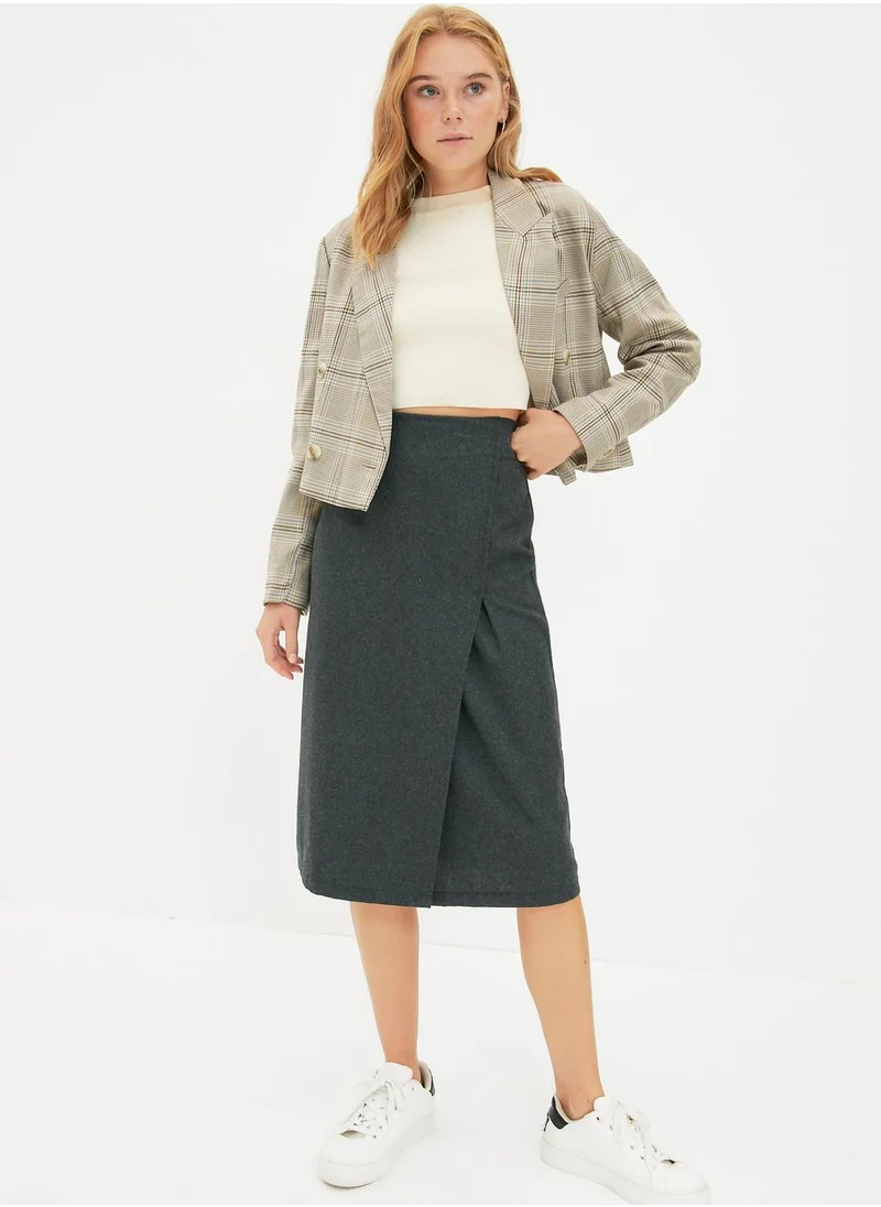 trendyol Knitted Midi Skirt