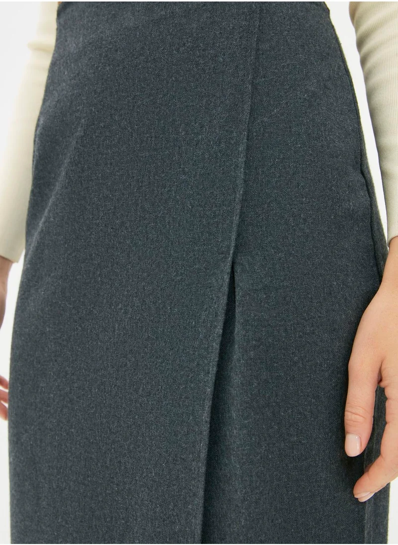 trendyol Knitted Midi Skirt