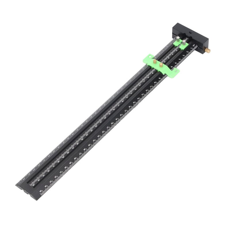 Green T Type Scribing Ruler 16CM Aluminum Alloy T Square Multifunctional Drafting Tool - Image 5
