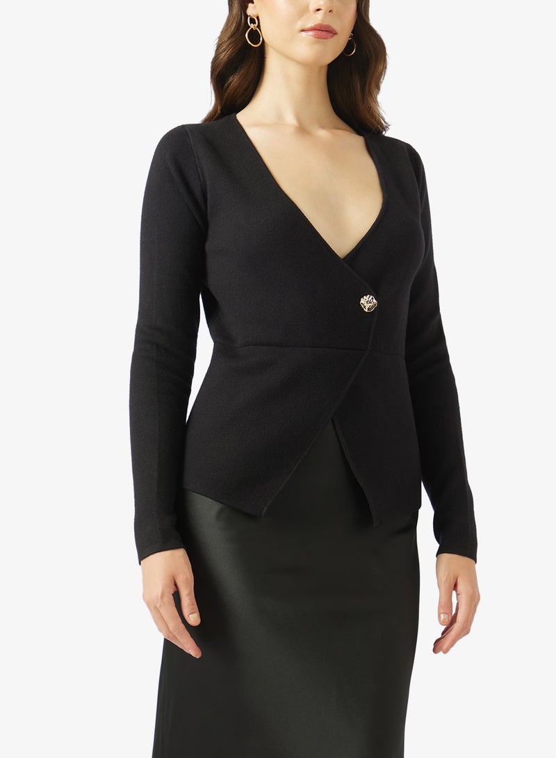 Style Cheat 2 In 1 Knit Satin Dress - Image 3