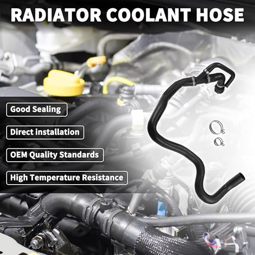TUCKBOLD Radiator Coolant Hose for Ford Galaxy 2006-2015 High Sealing No.6G918286EF | Upper Engine HVAC Heater Hose for Ford Mondeo 2007-2015 for Ford S-Max 2006-2014 1 Pcs - Image 2