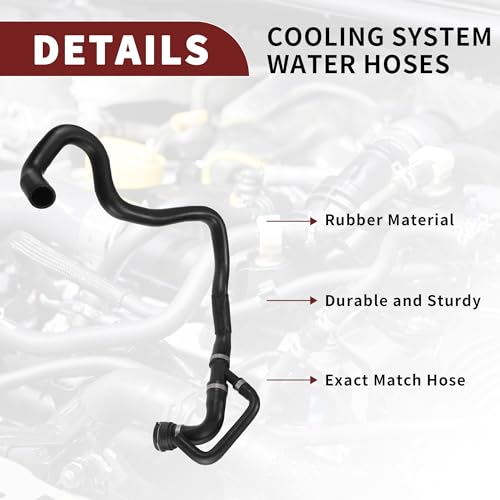 TUCKBOLD Radiator Coolant Hose for Ford Galaxy 2006-2015 High Sealing No.6G918286EF | Upper Engine HVAC Heater Hose for Ford Mondeo 2007-2015 for Ford S-Max 2006-2014 1 Pcs - Image 4