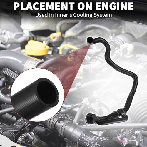 TUCKBOLD Radiator Coolant Hose for Ford Galaxy 2006-2015 High Sealing No.6G918286EF | Upper Engine HVAC Heater Hose for Ford Mondeo 2007-2015 for Ford S-Max 2006-2014 1 Pcs - Image 3