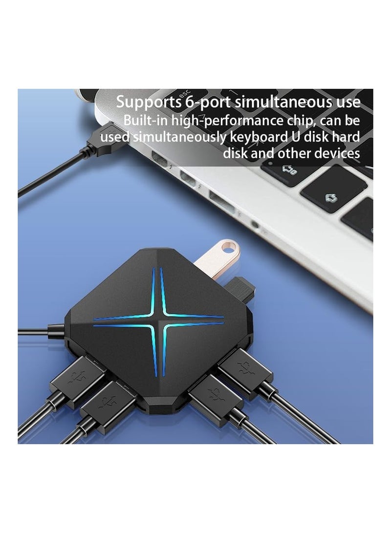 SYOSI External Sound Card, USB Audio Adapter for PC Windows, Mac, Linux, Laptops, Desktops, Stereo Sound Card with 3.5mm Interface & USB Interface, Volume Control, Plug & Play, Easy Operation (10-in-1) - Image 4