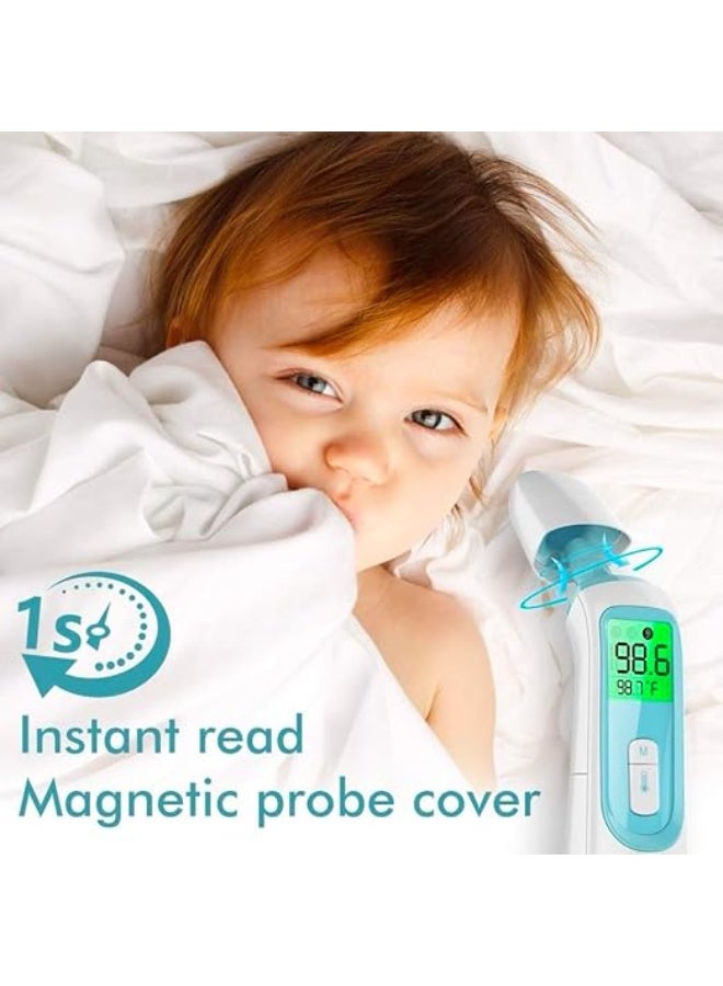 20D Infrared Digital Ear & Forehead Thermometer – Fast & Accurate Non-Contact Temperature – Fever Alarm & Instant Reading for Daily Family Use - Image 3