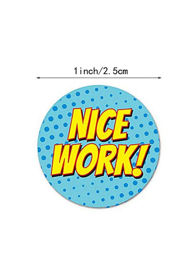Wownect 6 Style Encouragement Stationary Stickers Round [1inch][1000 Pcs Labels] Labels For Envelope Seals Packing Seals cards Gift Boxes Shopping Bags Bouquets Cardboard Decoration - Image 4