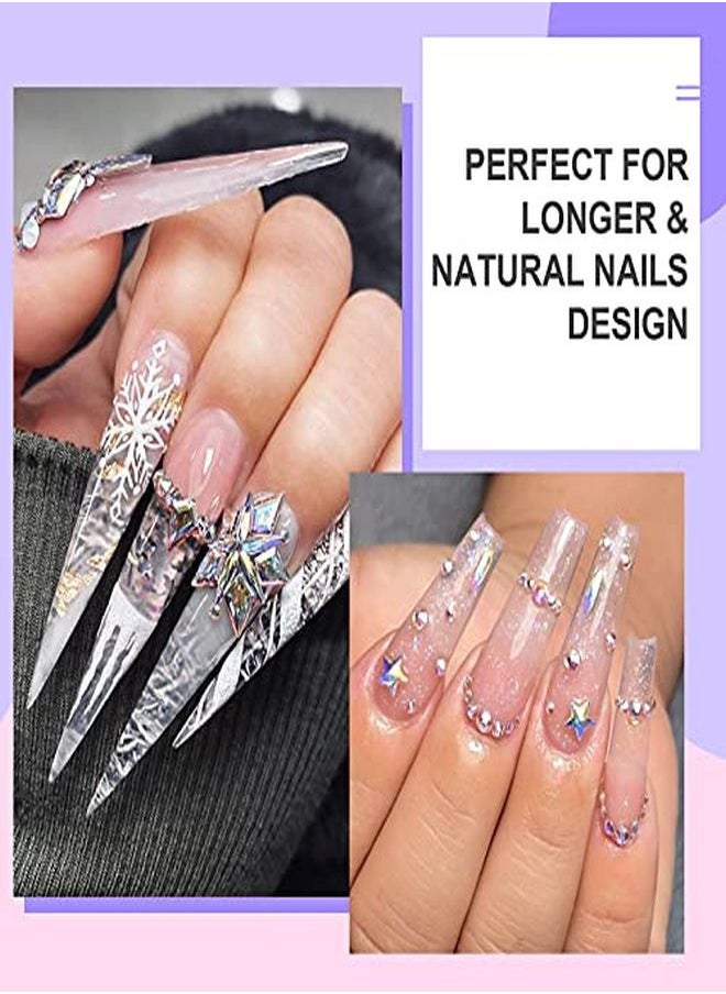 Saviland 5 In 1 Clear Builder Base Gels - 15Ml Quick Building Nail Strengthener Gel, Uv/Led Nail Polish Gel For Broken Nails Repair Nails Extension Nail Decoration, Professional Nail Repair Supplies  - Image 3