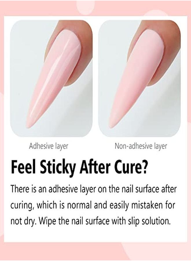 Saviland 5 In 1 Clear Builder Base Gels - 15Ml Quick Building Nail Strengthener Gel, Uv/Led Nail Polish Gel For Broken Nails Repair Nails Extension Nail Decoration, Professional Nail Repair Supplies  - Image 5