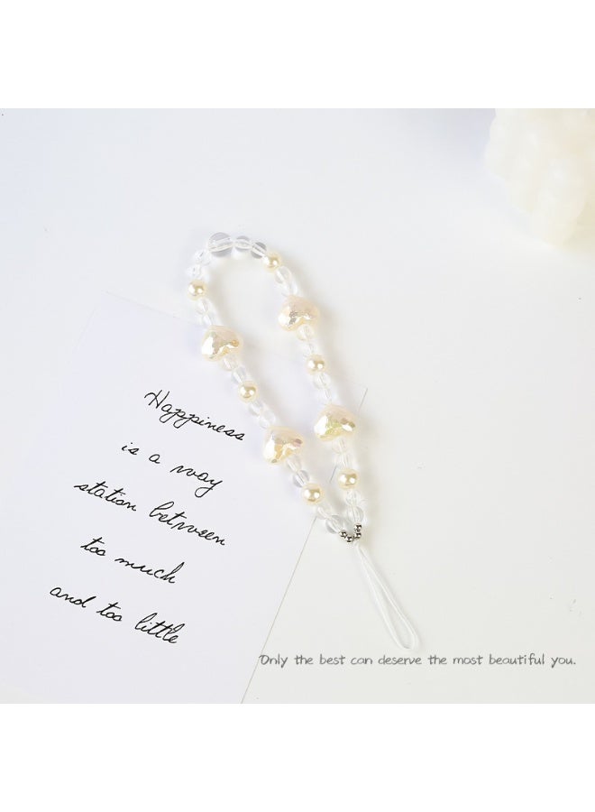 NIBEMINENT Phone Charm/ Chain Strap for Women Girls,Hanging Chain Bowknot Cell Phone Case Lanyard Wrist Strap