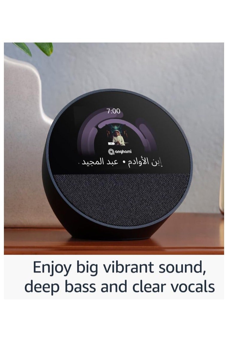 Amazon Aware Echo Spot is a smart device with a vibrant Sonido and Alexa with a beautiful screen, new release 2024  - Image 5