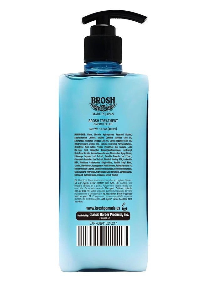 Brosh Smooth Blues Conditioner, Repairing Botanical Menthol Hair Treatment, 13.5 Oz - Image 2