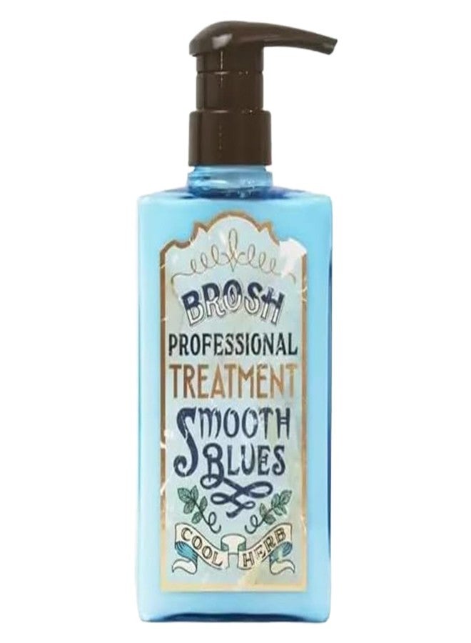 Brosh Smooth Blues Conditioner, Repairing Botanical Menthol Hair Treatment, 13.5 Oz - Image 1