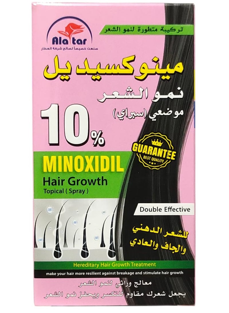مينوكسيديل 10% بخاخ موضعي لنمو الشعر 65 مل