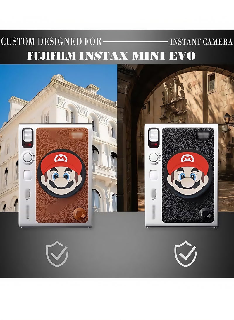 Winner Lens Cap for Fujifilm Instax Mini Evo, Fuji Mini Accessories for Fuji Instax Mini Evo Lens Cover, Anti-Scratches Plastic Cartoon Cute Mini Evo Lens Cap(No Camera) - Image 5