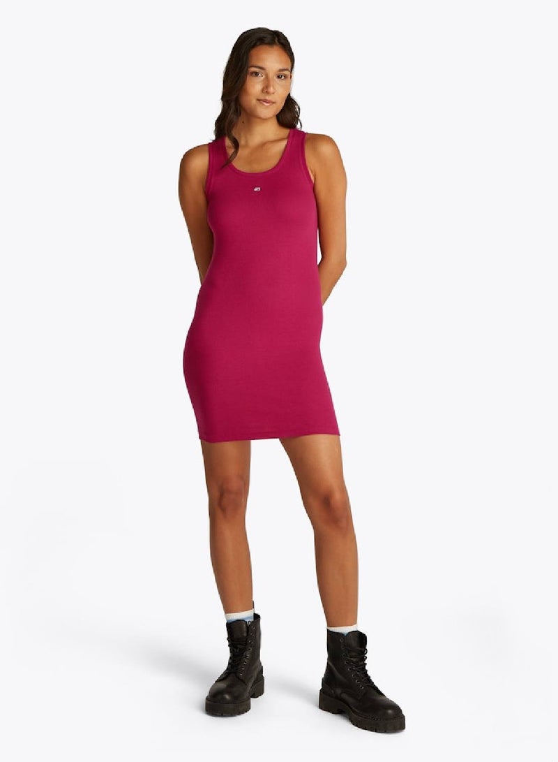 TOMMY JEANS Sleeveless Bodycon Dress - Image 2