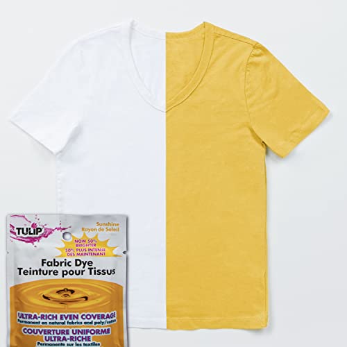 Tulip Permanent Fabric Dye Powder, Hot Dye Method for Vibrancy, Long-Lasting Color, Sunshine Yellow - Image 5