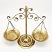 Chez JuJu Antique Vintage Libra Jewelry Tower Fairness Balance Scale Lawyer Office Dcor Law Art Vintage Style Sculpture Unique Gift Ideas for Attorney Law Student Judge Retirement Bronze - Image 2