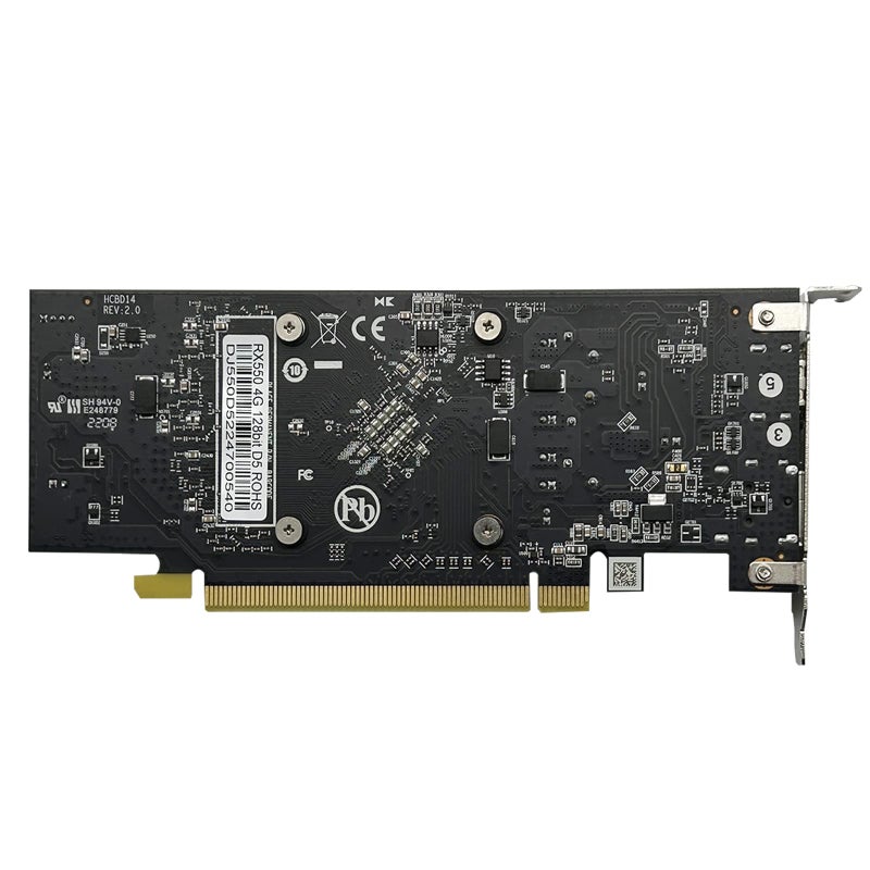 51RISC Radeon RX 550 LP Graphics Card, Low Profile 4GB GDDR5 Small Form Factor Video Card for Gaming 4K Display Desktop/Mini PC SFF Video Card (RX 550 4GB Low Profile) - Image 3