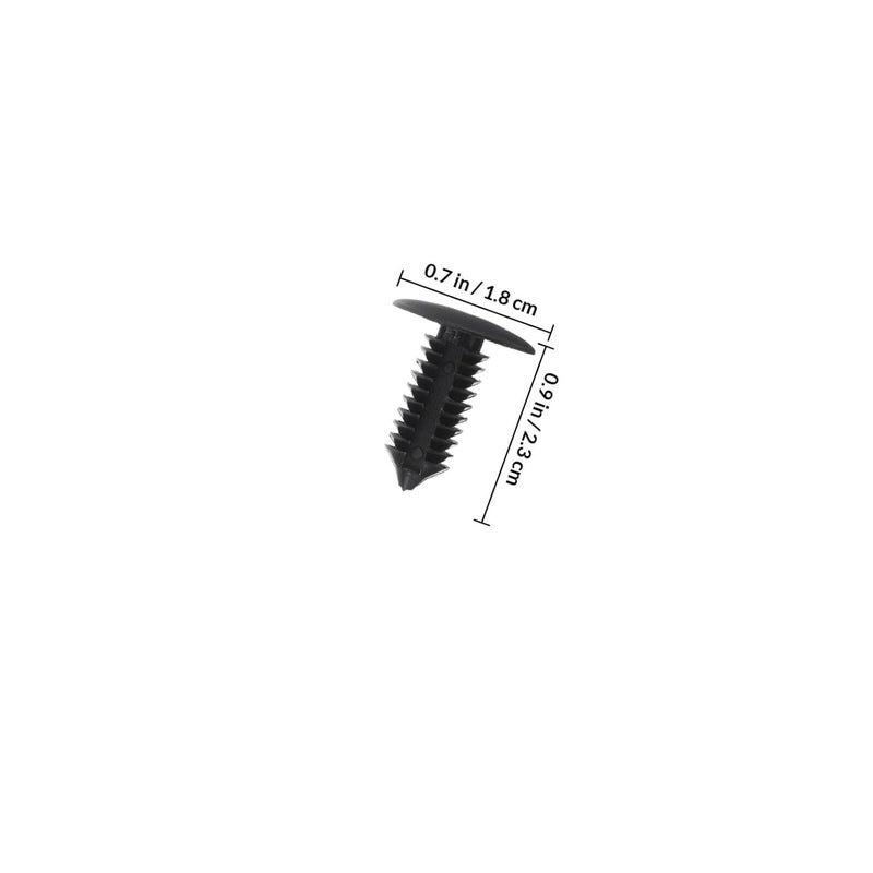 50pcs Automotive Plastic Push-Type Rivet Fasteners Car Door Panel Clips Roof Trim Retainer Clips for Vehicle Body Repair and Replacement - Image 2