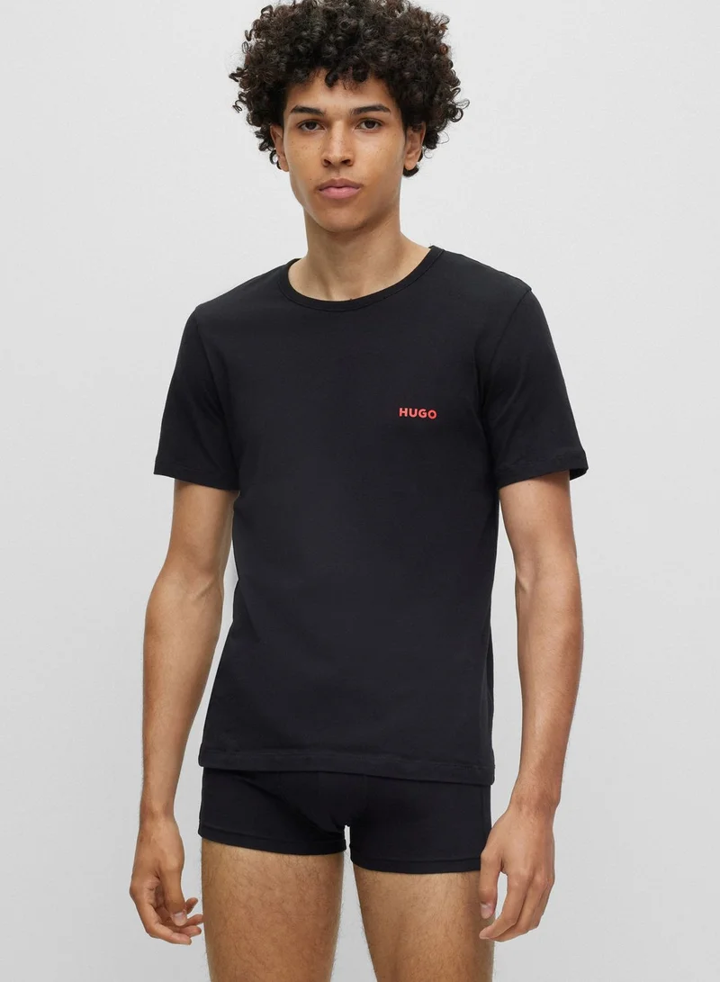 HUGO 3 Pack Essential Crew Neck