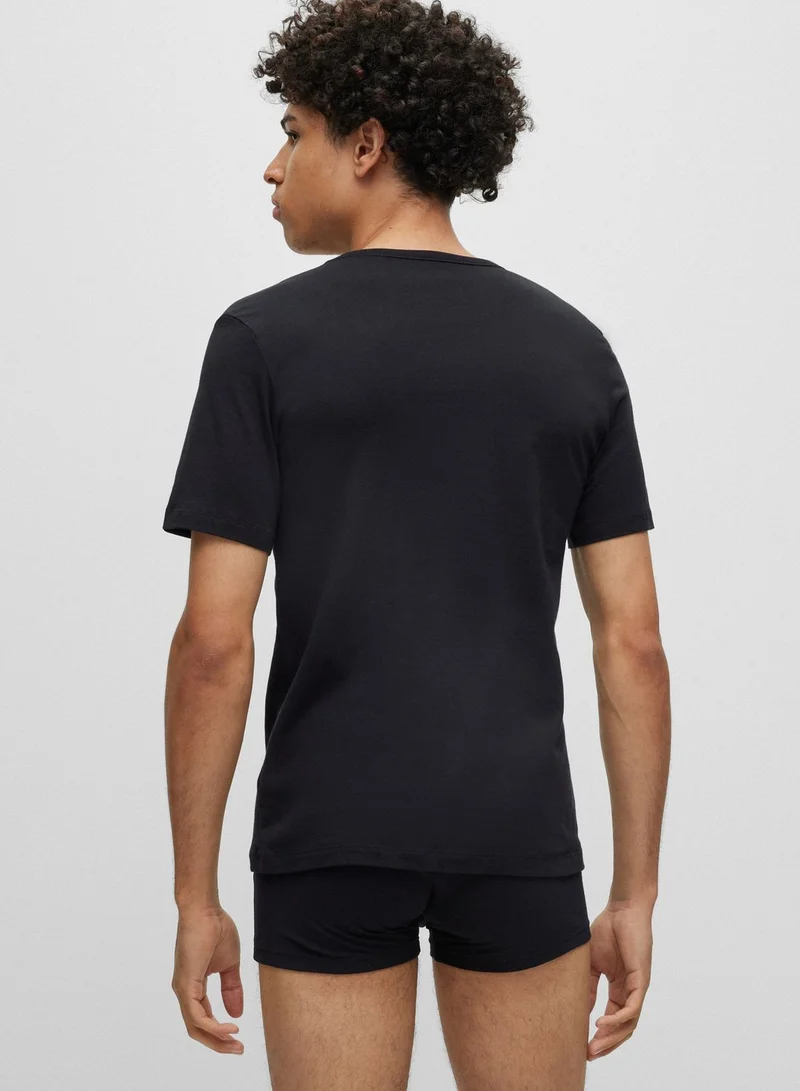 HUGO 3 Pack Essential Crew Neck