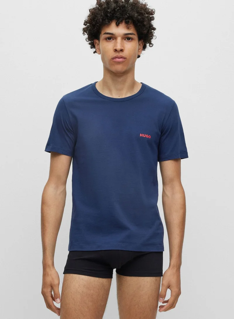 HUGO 3 Pack Essential Crew Neck
