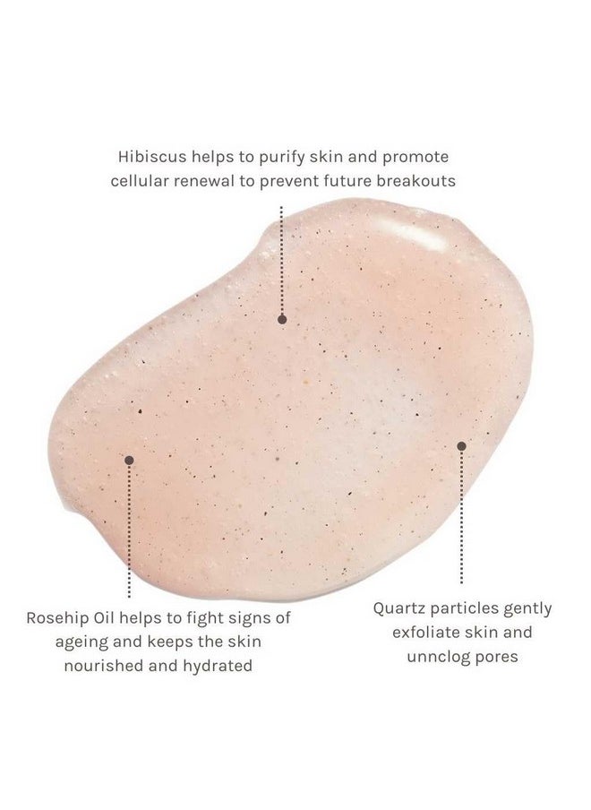 Evolve Organic Beauty Natural Rose Quartz Facial Polish | Smallbatch Vegan Clean Beauty (2 Oz | 60 Ml)  - Image 2