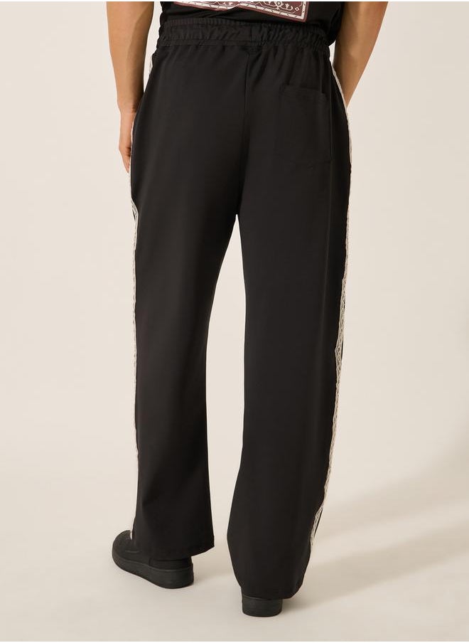 Styli - Mid Rise Relaxed Fit Joggers with Drawstring - Image 1