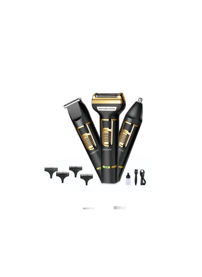 sokany Sokany SK-LF-9942 3 in 1 Hair Shaving and Smoothing and Nose 4 Combs 1,2,3,4 ml  - Image 1