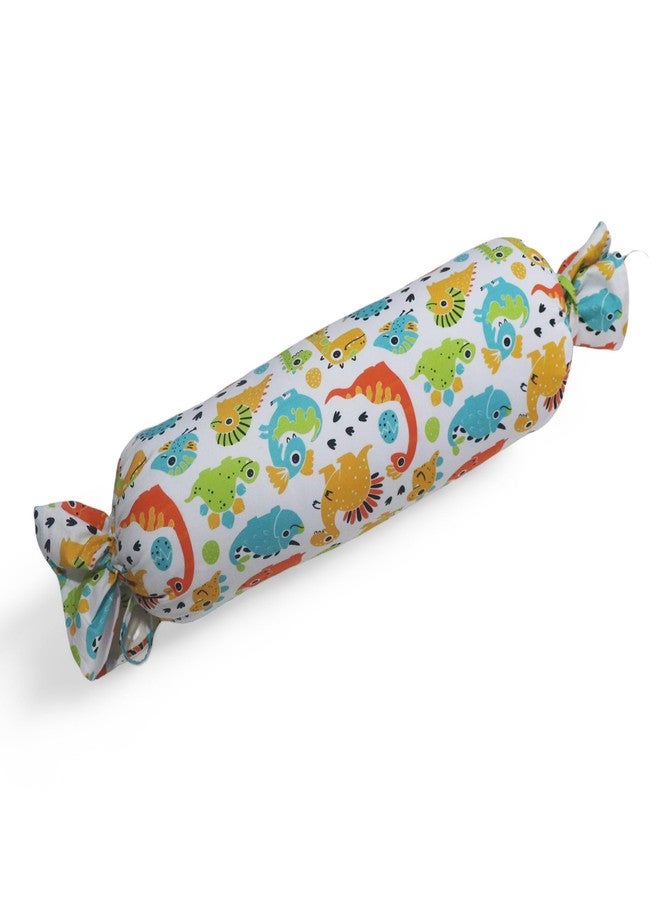 Kradyl Kroft Set of 2 Toddler Side Pillows | 100% Cotton Removable Covers | Leg and Playtime Pillows for Kids Above 12 Months (Cute Dinos) - Image 3
