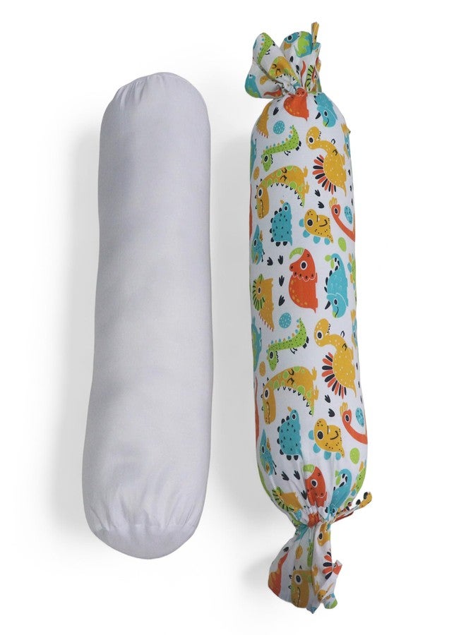 Kradyl Kroft Set of 2 Toddler Side Pillows | 100% Cotton Removable Covers | Leg and Playtime Pillows for Kids Above 12 Months (Cute Dinos) - Image 5