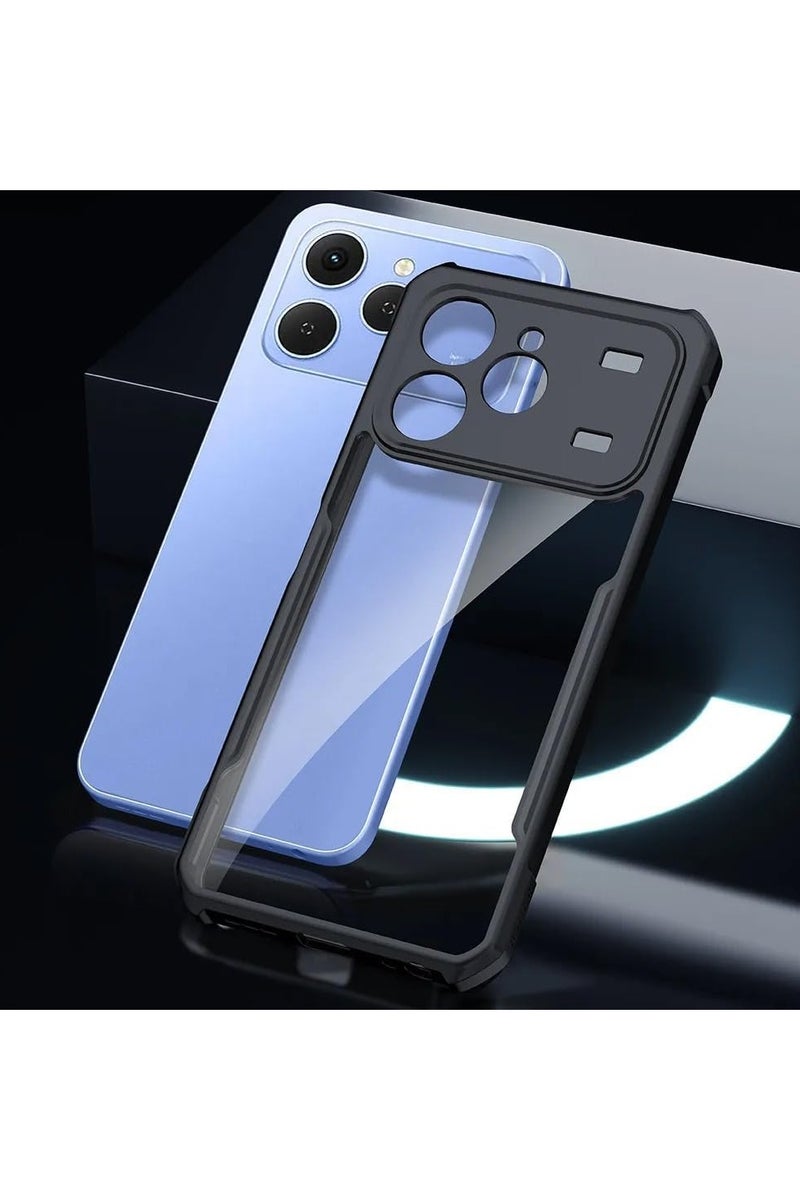 عام غطاء حماية متوافق مع هاتف Tecno Spark 40 2025 【مقاوم للسقوط】 【مقاوم للعرق】 【مقاوم للبصمات】 - غطاء هاتف شفاف مصنوع من مادتي TPU وPC، مضاد للصدمات. - Image 5