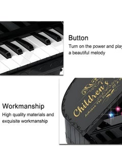 Oasisgalore White Multifunctional Electronic Piano Keyboard Toy  - Image 3