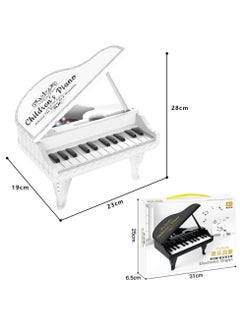 Oasisgalore White Multifunctional Electronic Piano Keyboard Toy  - Image 2