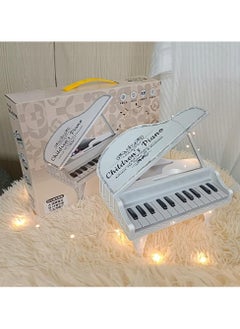 Oasisgalore White Multifunctional Electronic Piano Keyboard Toy  - Image 5