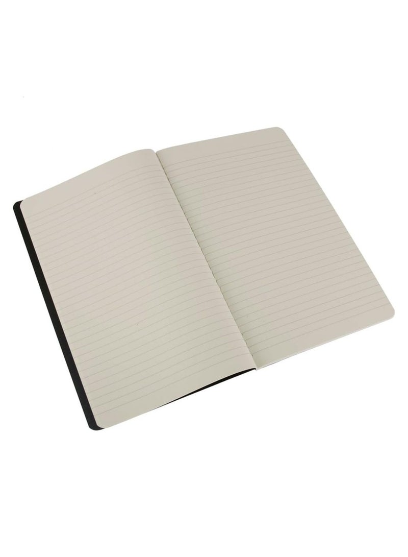 MOLESKINE 3-Piece Large Cahier Journal Notebooks Ruled 13x21cm Size Black - Image 5