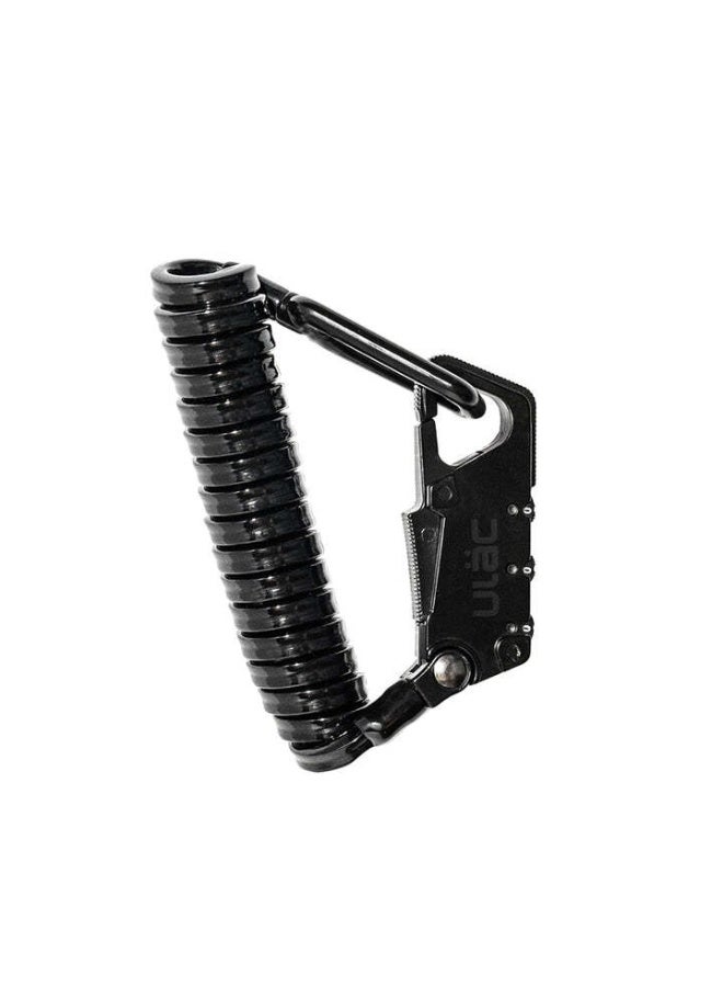 Ulac Valkyrie Carabiner Cable Combo Lock Black - Image 1