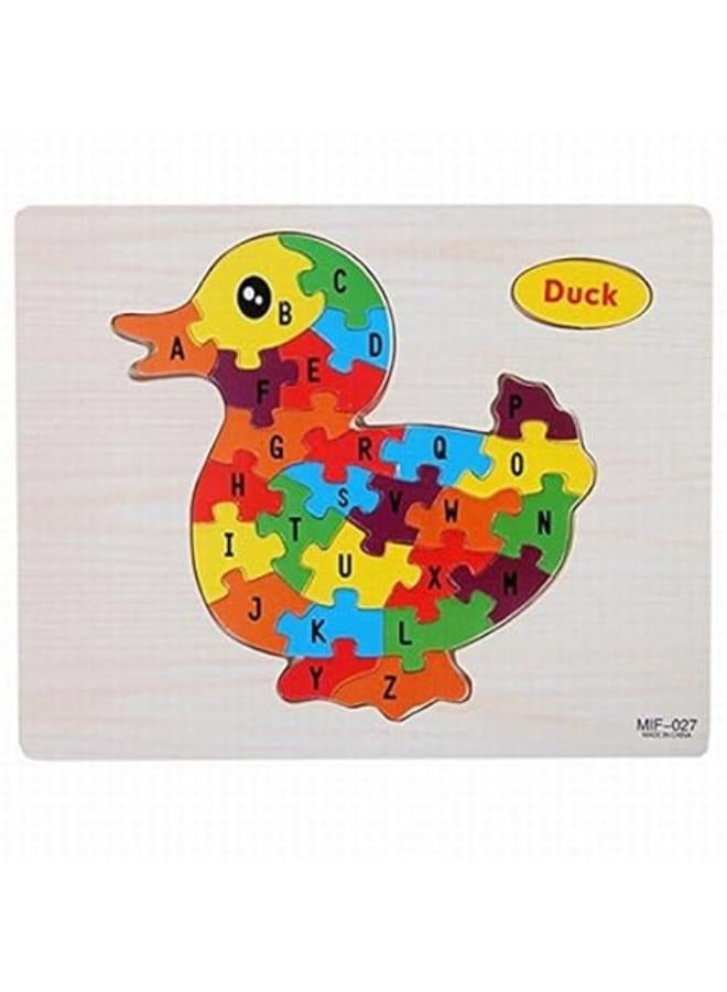 لوحة بازل حروف عربي/إنجليزي وأشكال - Image 3