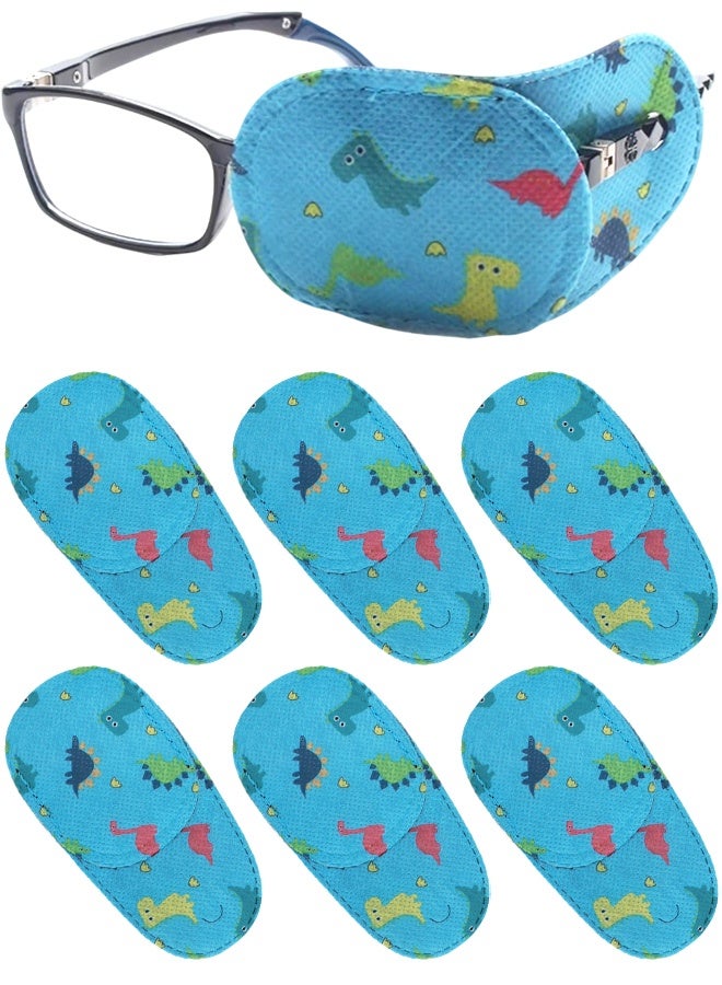 6-Piece Eye Patches for Kids Girls Boys, Right & Left Eye Patch for Glasses, Full Coverage Eye Patch for Children Treating Eye Amblyopia Strabismus and After Surgery - Image 1