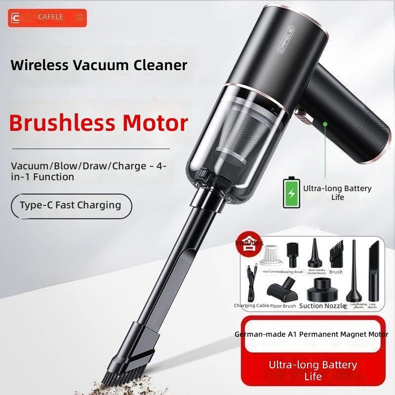 Cafele Car Vacuum Cleaner - Powerful Cordless Design for Home & Car Cleaning - Image 3
