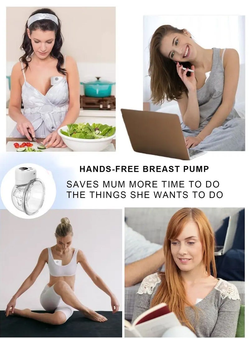 مضخة  كهربائية مزدوجة يمكن ارتداؤها بدون استخدام اليدين,جهاز شفط حليب  كهربائى - Image 5