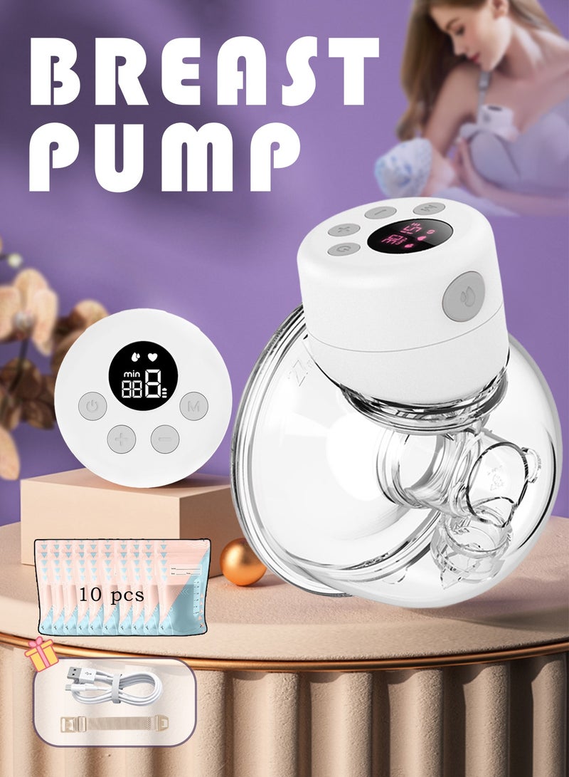 مضخة  كهربائية مزدوجة يمكن ارتداؤها بدون استخدام اليدين,جهاز شفط حليب  كهربائى - Image 1
