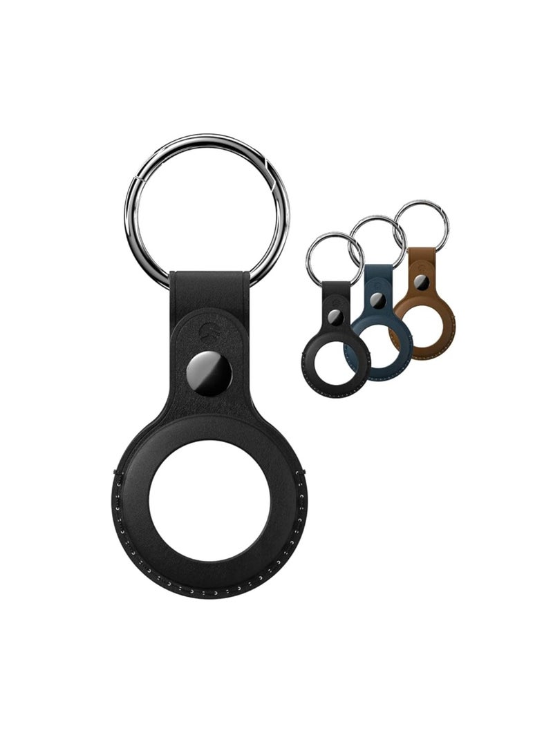 سويتش إيزي غلاف Switcheasy (جلد) لجهاز Airtag - أسود - Image 1