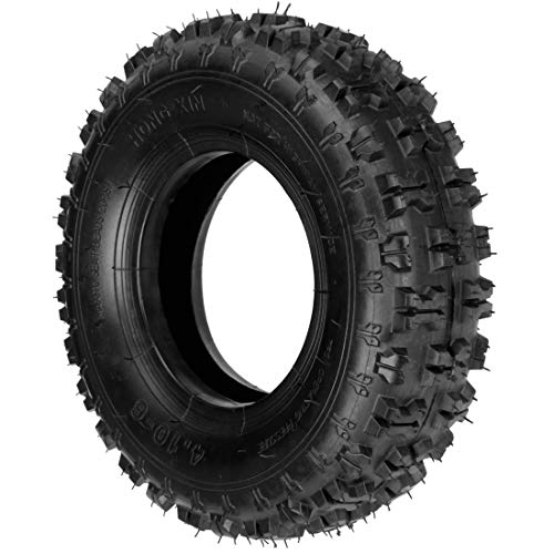 FVRITO 4.10-6 4.10/3.50-6 NHS Tire and Inner Tube for Go Kart Chinese ATV Quad 4 Wheeler Mini Bike Lawn Equipment Garden Rototiller Snow Blower Wheelbarrow Lawn Tractor with Bent Valve Stem Set of Two - Image 2